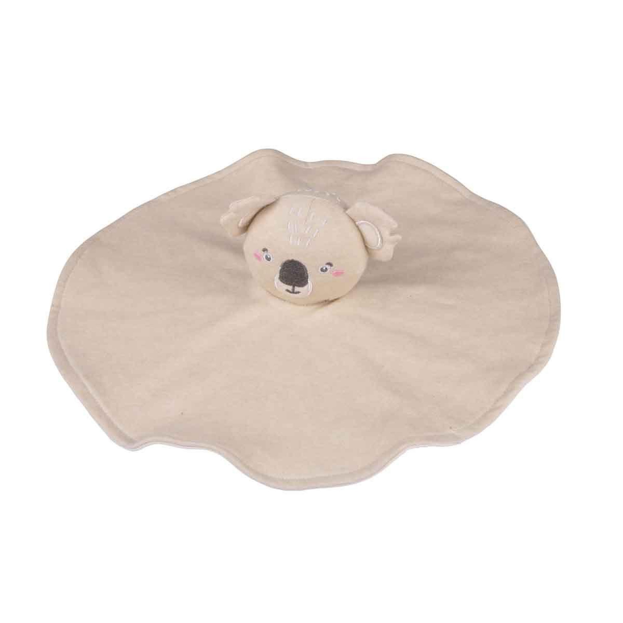 Voir la diapositive 2 : BEBE DOUCEUR Doudou mouchoir bébé  koala  31cm beige