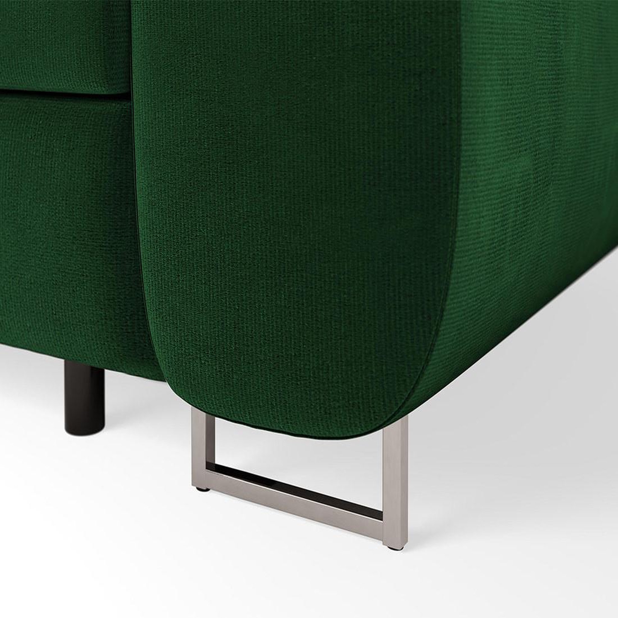 Voir la diapositive 6 : BEST MOBILIER Pablo - canapé droit 2 places avec têtières ajustables - en velours