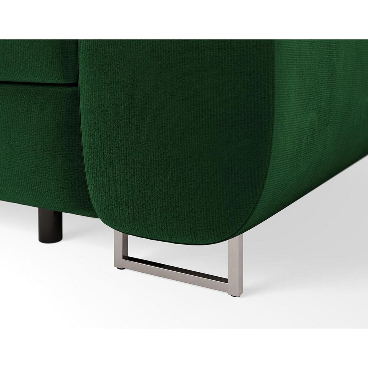 BEST MOBILIER Pablo - canapé droit 2 places avec têtières ajustables - en velours