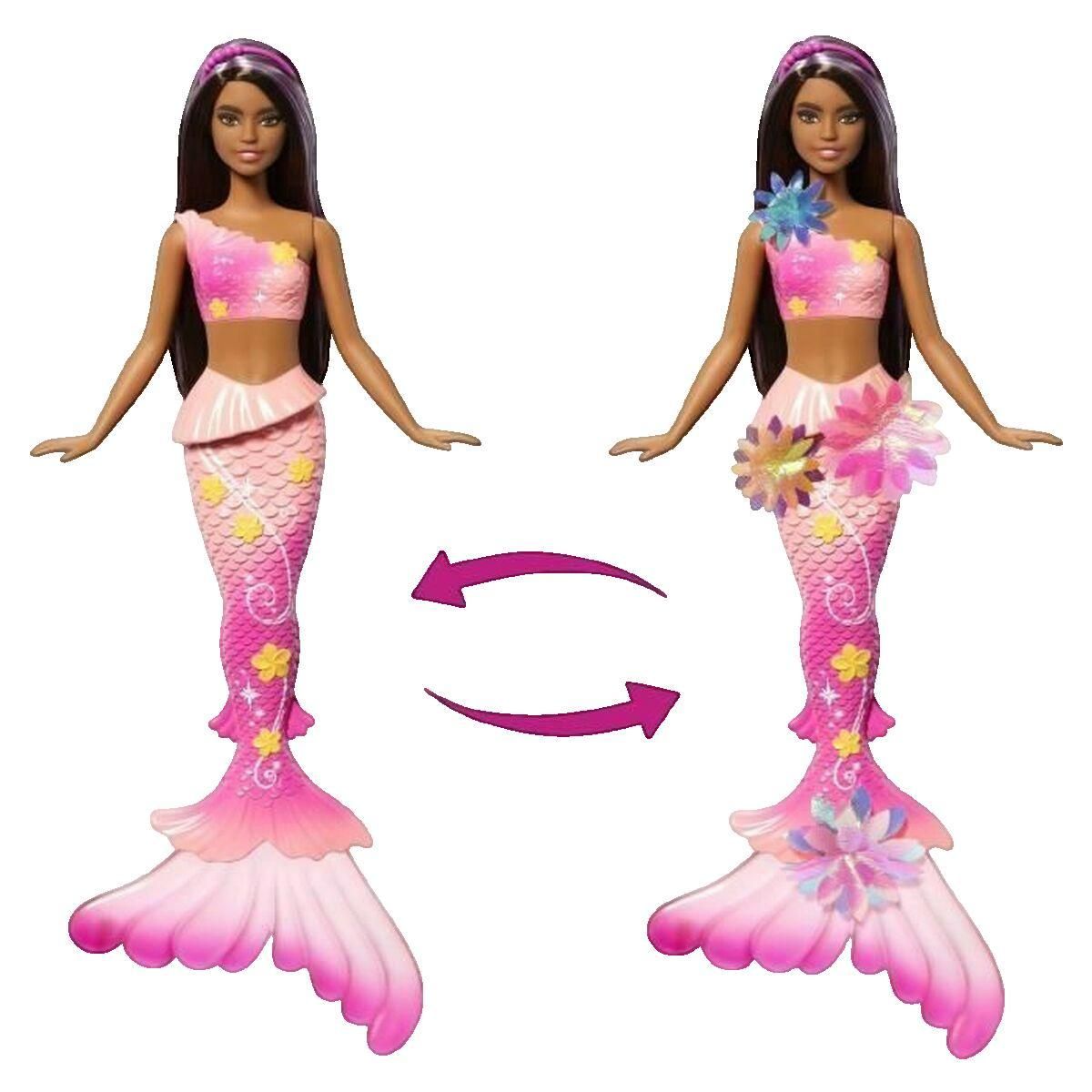 MATTEL Poupée Barbie Sirène Fleur Magique Mattel