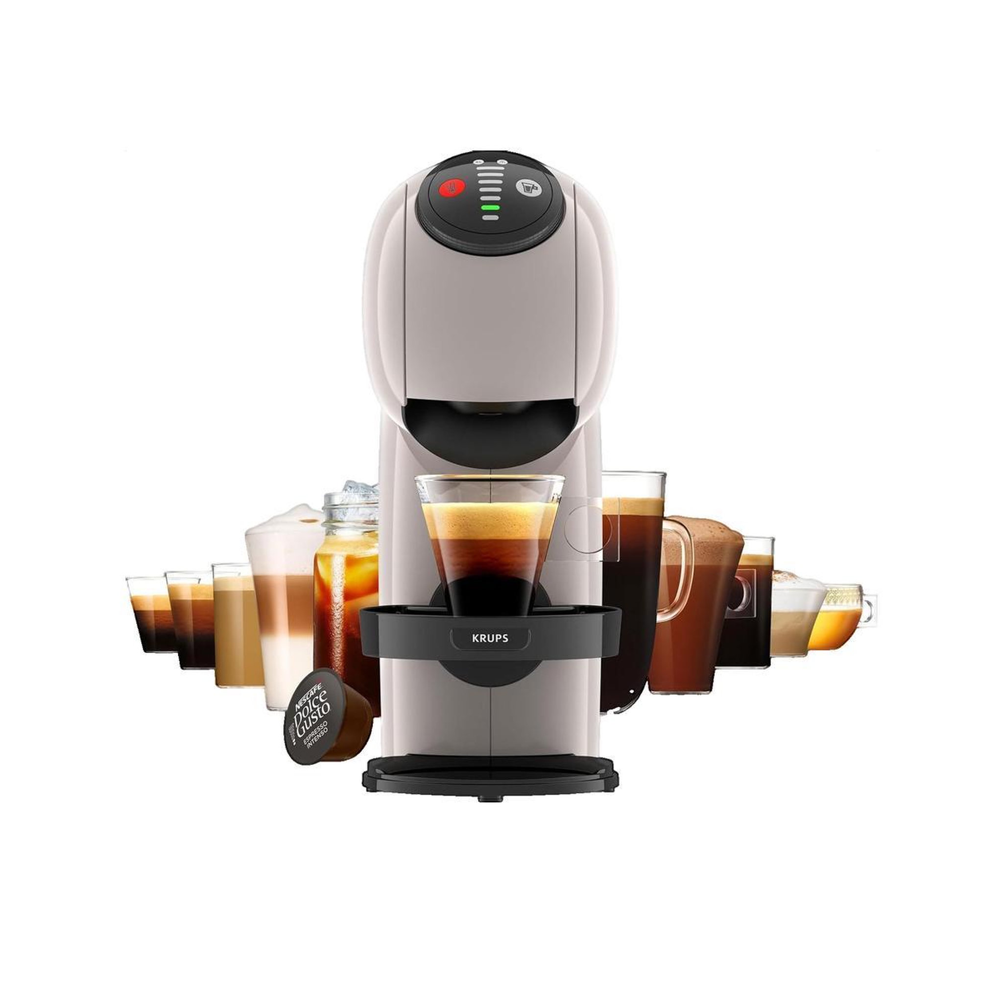 KRUPS Machine à café Krups Genio S 15 Bars XL Taupe