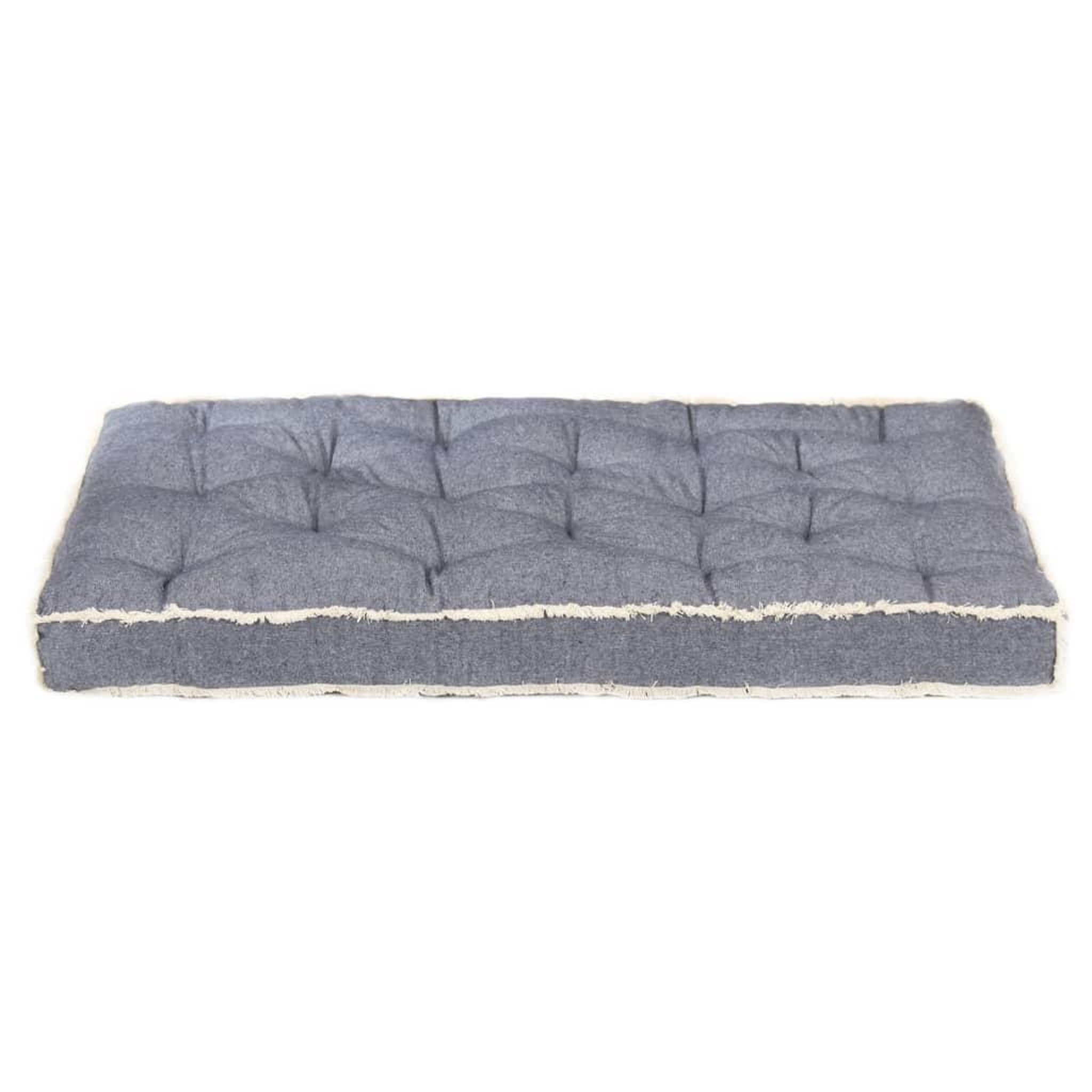Voir la diapositive 2 : VIDAXL Coussin de canape palette Bleu 120x80x10 cm