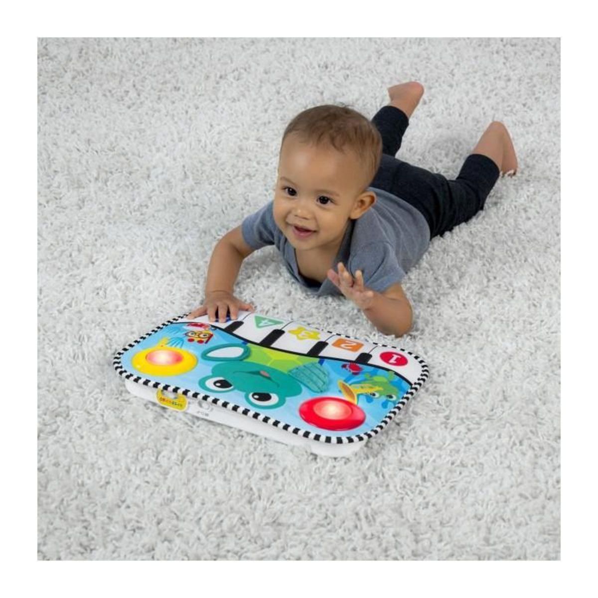 BABY EINSTEIN BABY EINSTEIN Ocean Explorers Neptune's Kick & Explore tapis de jeu musical, jouet pour berceau, des la naissance