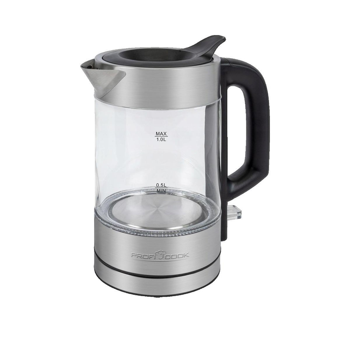 Profi Cook Bouilloire ProfiCook PC-WKS1229G transparente 1,0 litre