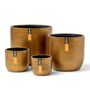 Voir la diapositive 2 : CAPI Capi Ensemble de jardiniere 4 pcs Lux Retro Dore