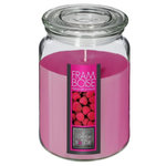 COMPTOIR DE LA BOUGIE Bougie Parfumée en Verre  Couvercle  510g Framboise
