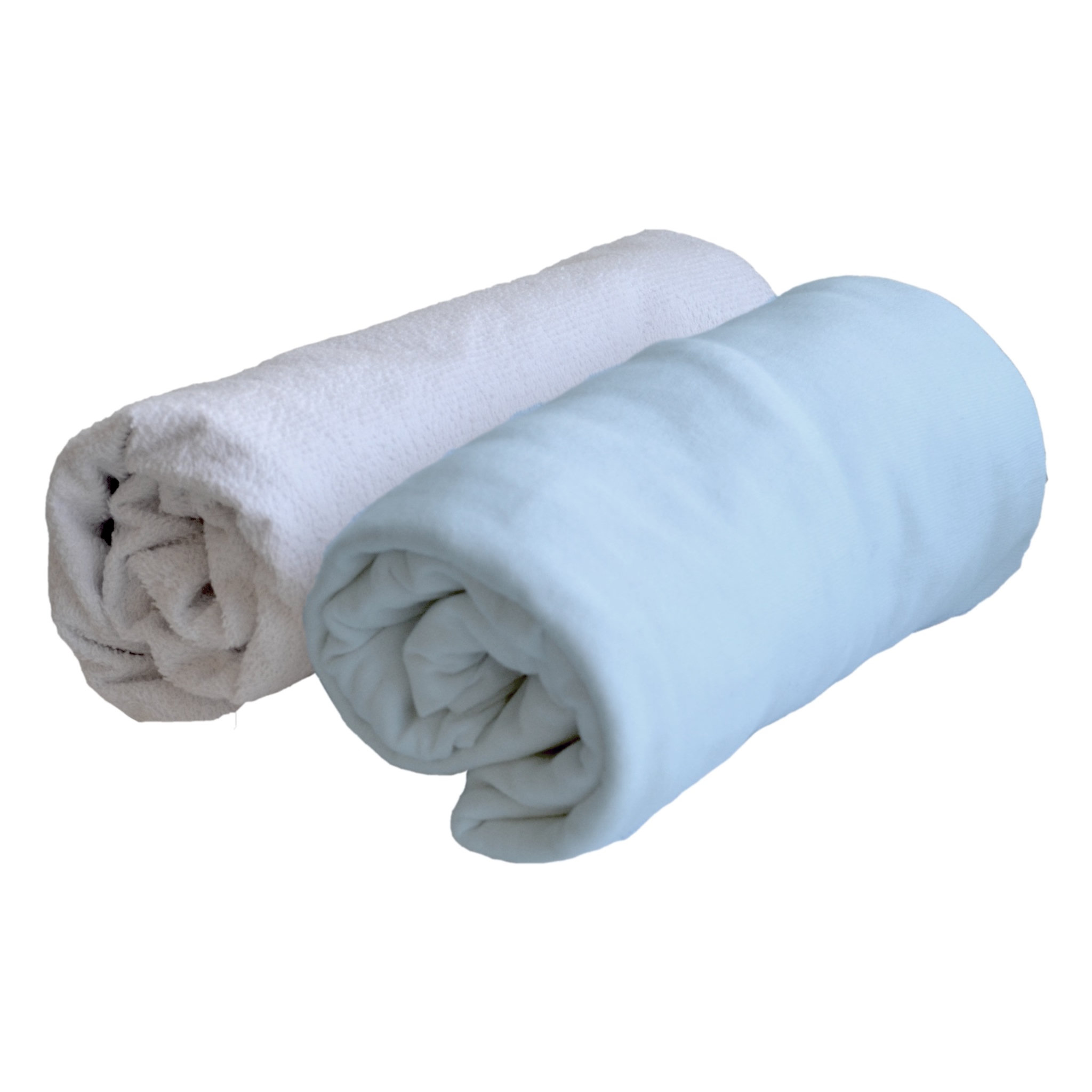 Domiva Lot 1 alèse PU + 1 drap housse 60 x 120 cm 