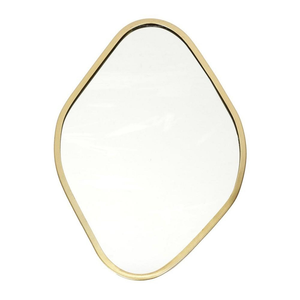 The Home Deco Factory Miroir contour déco doré losange