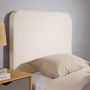 Voir la diapositive 5 : IDIMEX Tête de lit LUNAR 90 avec fixation murale, en tissu