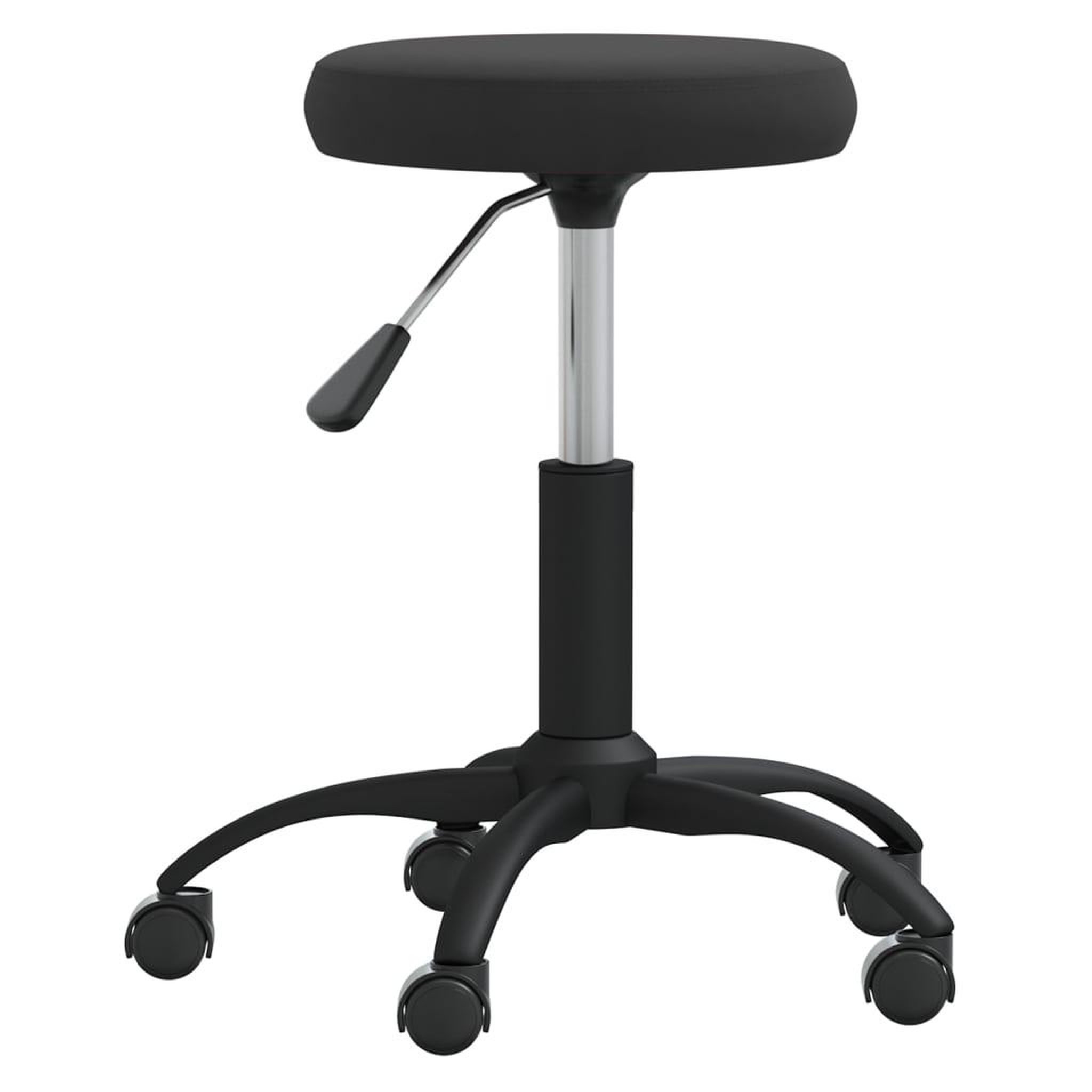 Voir la diapositive 3 : VIDAXL Chaise pivotante de bureau Noir Velours