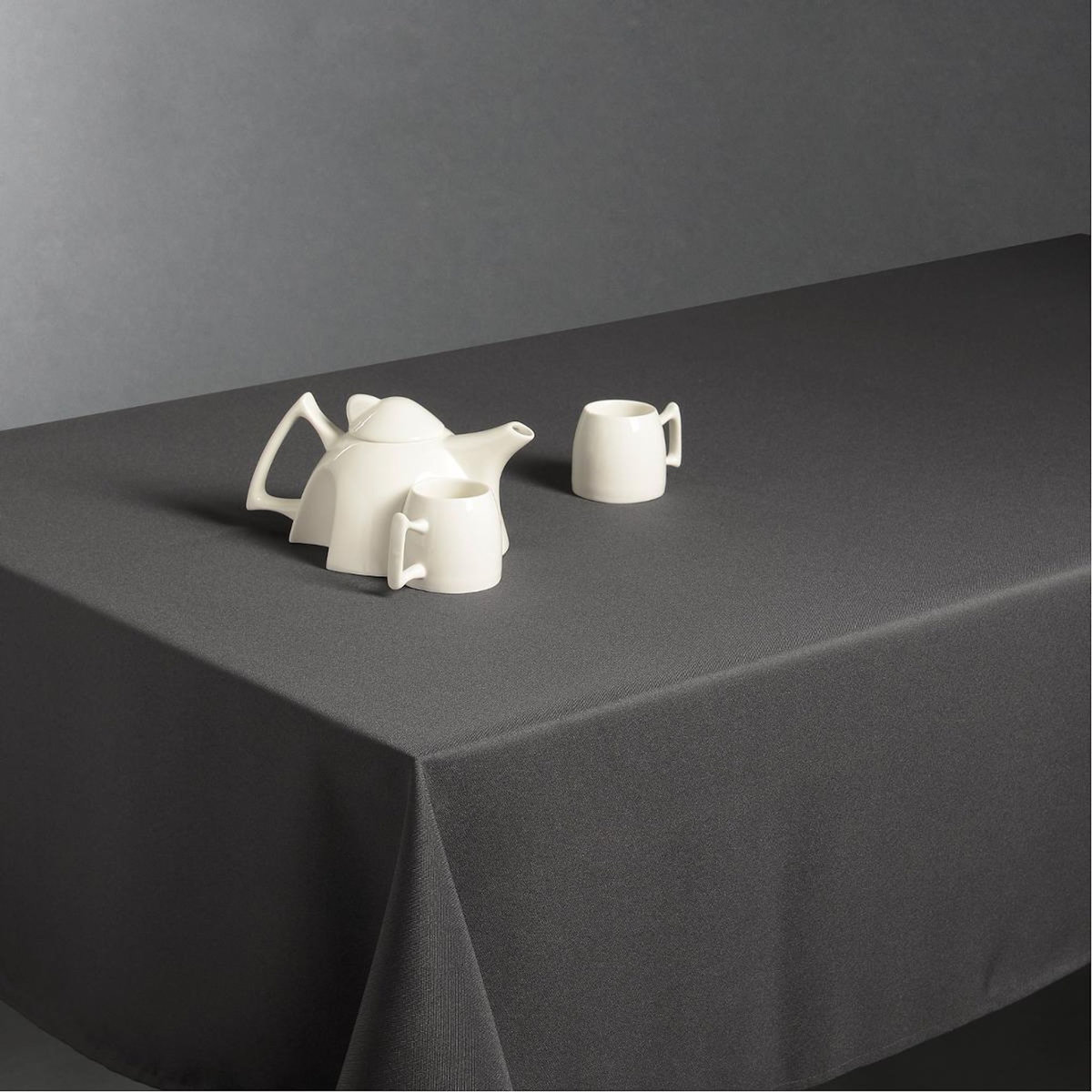 ATMOSPHERA Nappe Antitache  Unie  150x300cm Ardoise