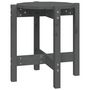 Voir la diapositive 2 : VIDAXL Table basse Gris Ø 42,5x45 cm Bois massif de pin