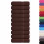Voir la diapositive 2 : VIDAXL Serviettes de bain 10 pcs marron 100x150 cm 360 g m² 100% coton
