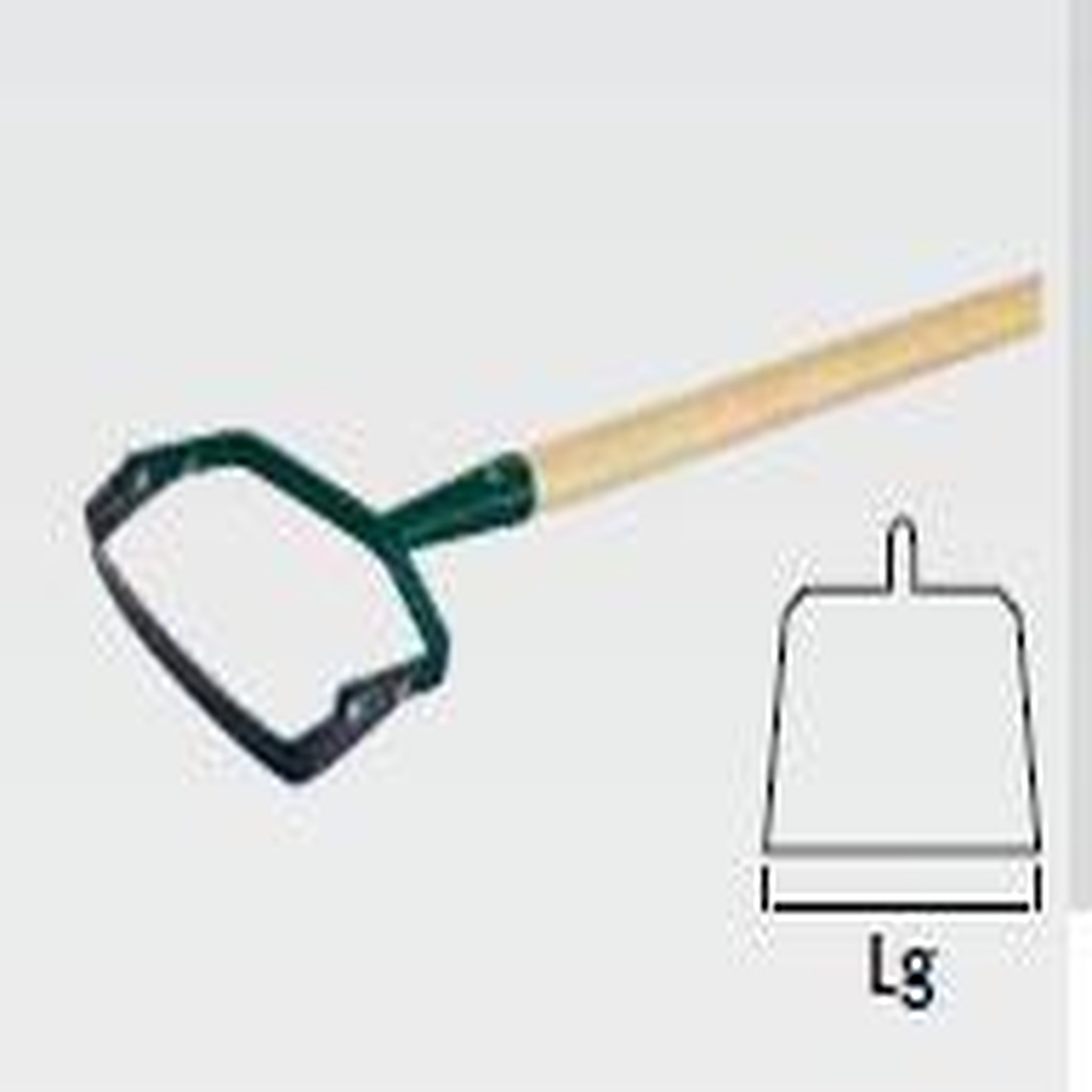 Leborgne Grattoir de jardin - 16 cm - manche bois certifié PEFC 100%