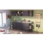Voir la diapositive 7 : Meuble de cuisine bas 1 porte 3  tiroirs 3 niches style industriel L120cm MARKET