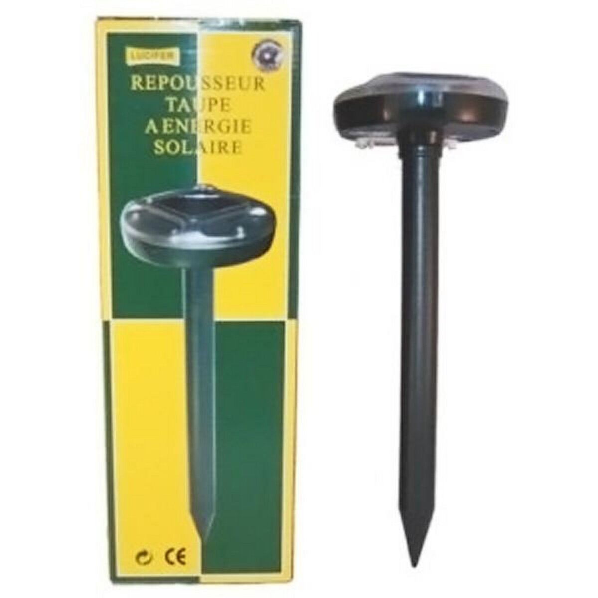 Lucifer Repousseur ultrasons solaire contre les taupes - 02005