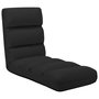 Voir la diapositive 1 : VIDAXL Chaise pliable de sol Noir Similicuir