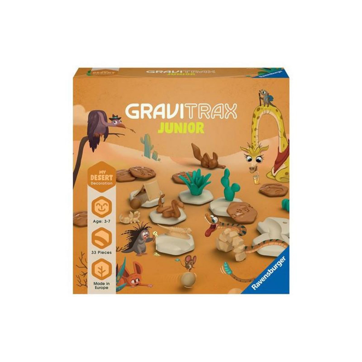 RAVENSBURGER Construction circuit bille Ravensburger GraviTrax Junior Set d'extension My Desert
