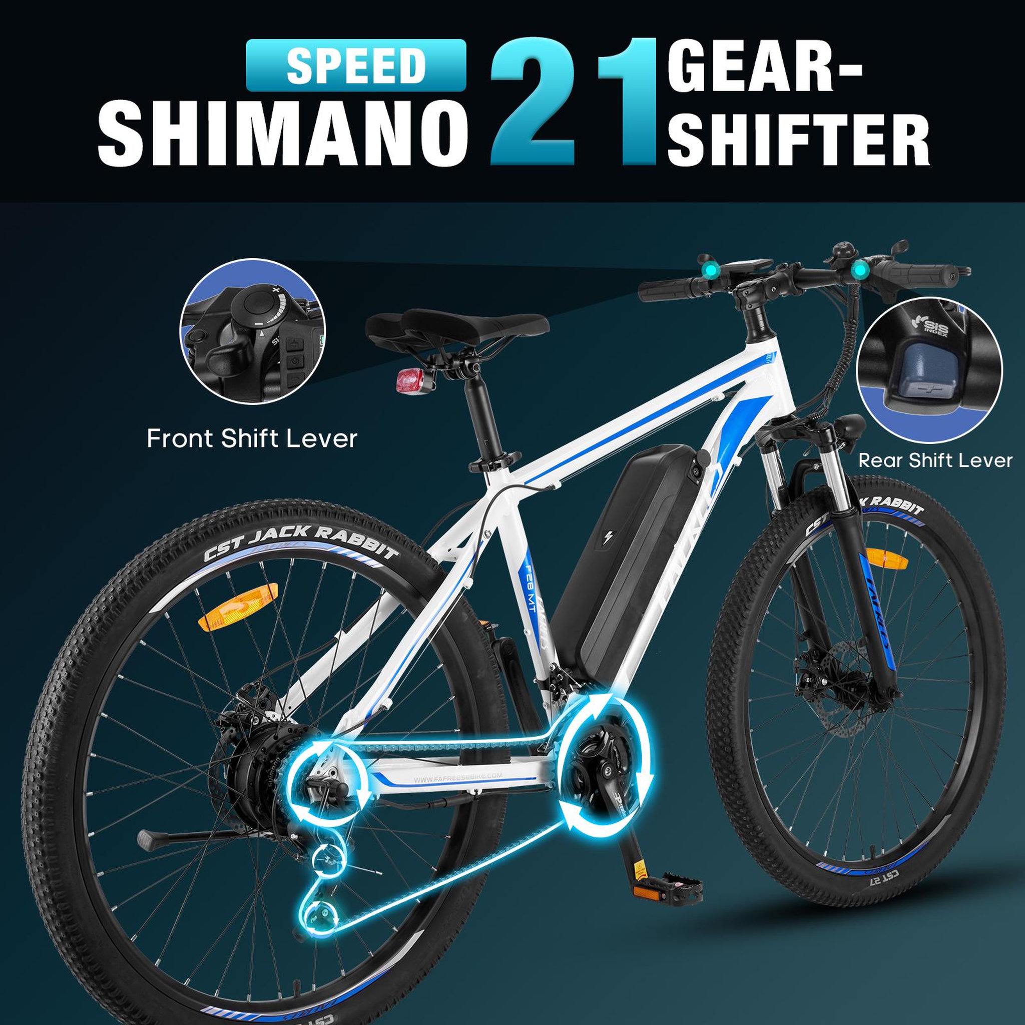 Voir la diapositive 6 : FAFREES Vtt électrique fafrees f28 mt