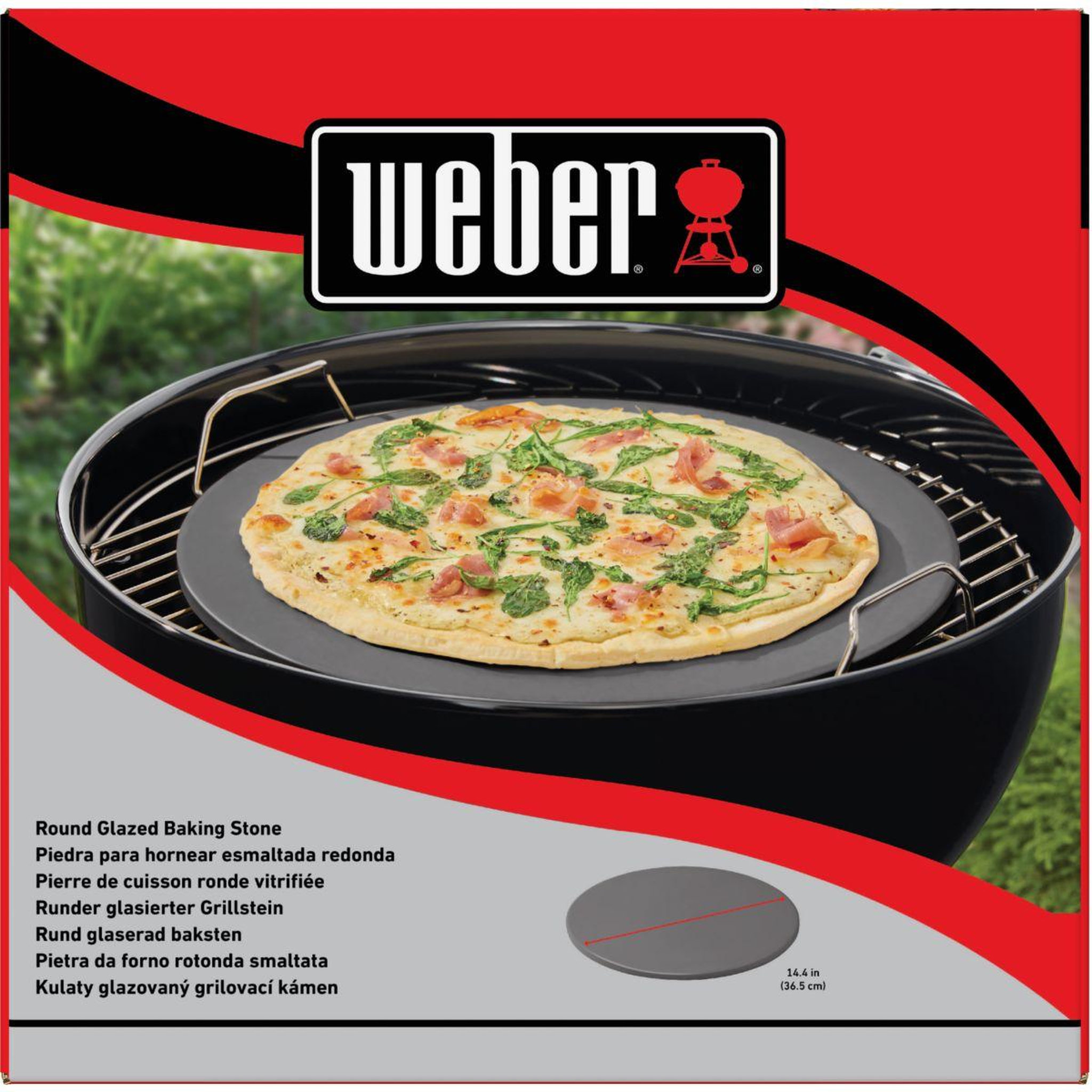 Voir la diapositive 2 : Weber Pierre à pizza pour barbecues à charbon