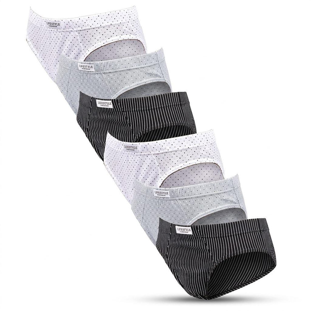 OZABI OZABI Pack Slips Homme 100% Coton – Lot de 6