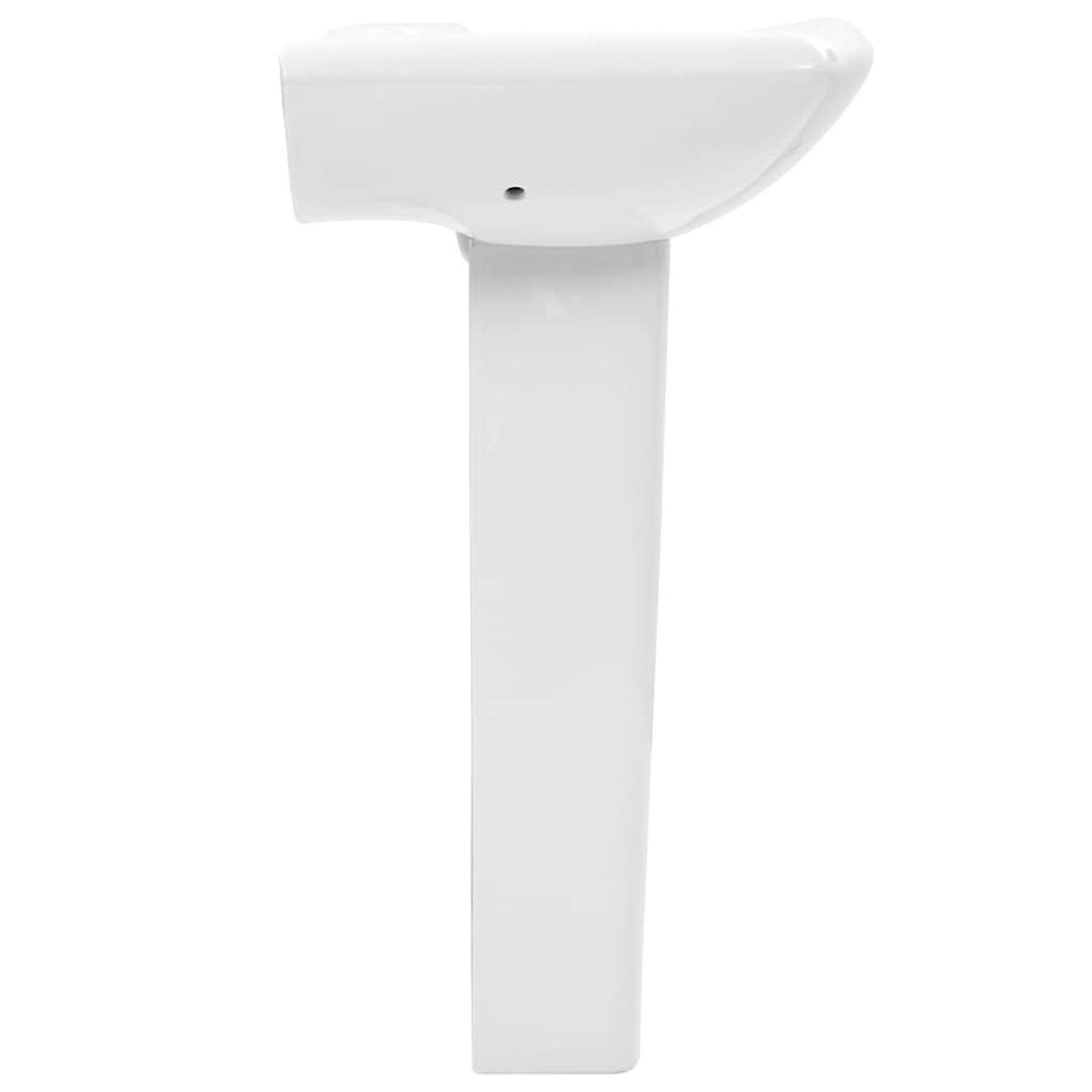 Voir la diapositive 4 : VIDAXL Lavabo autoportant avec socle ceramique blanc 580x470x200 mm