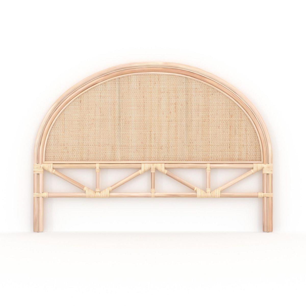 Rendez vous déco Tête de lit en rotin naturel 140 cm - Madya