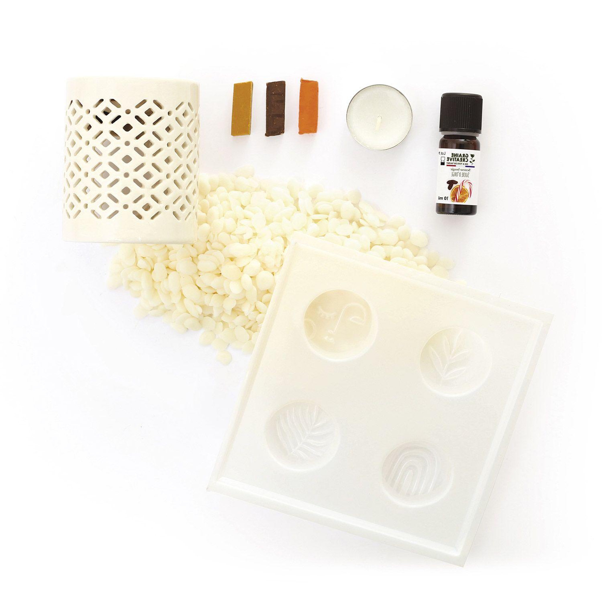 Voir la diapositive 4 : Graine créative Coffret DIY atelier fondants à bougie