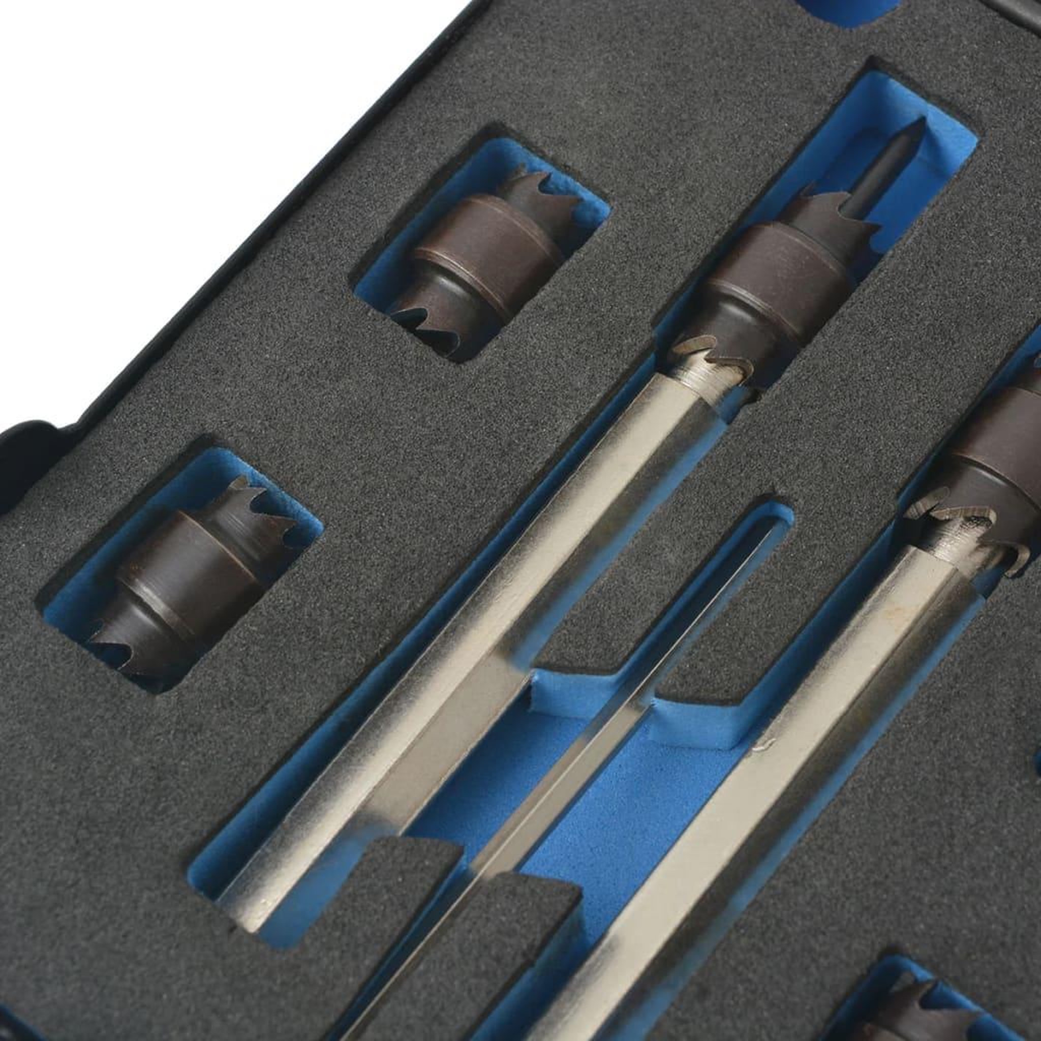 Voir la diapositive 3 : VIDAXL Set de coupe-soudure par points acier rapide 9 pieces
