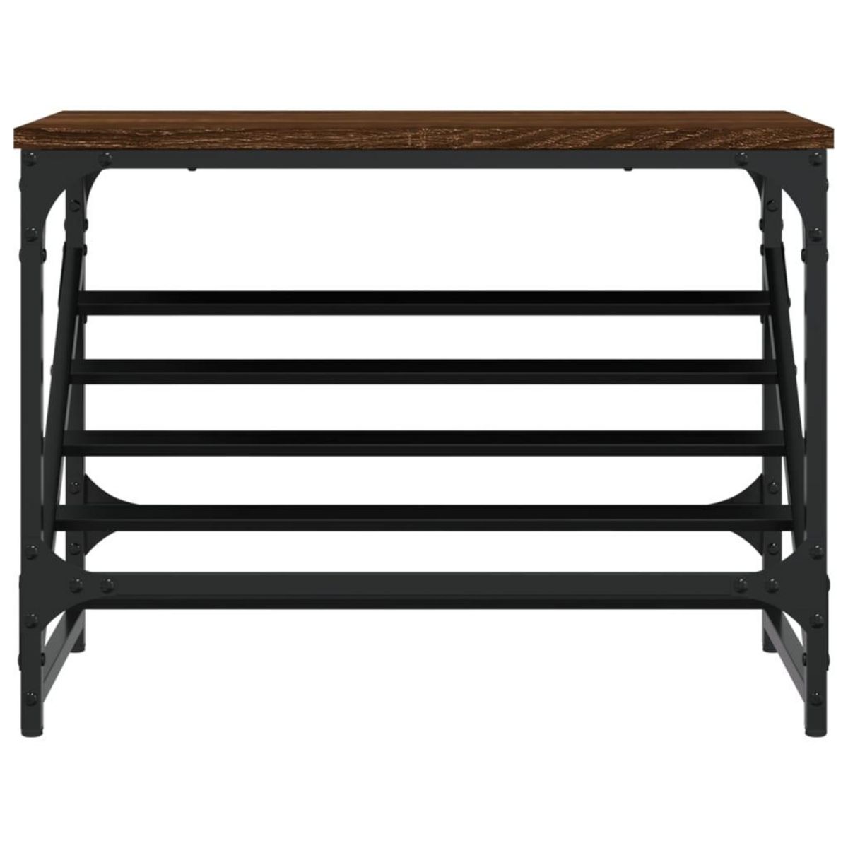 VIDAXL Etagere a chaussures chene marron 60x30x45 cm bois d'ingenierie