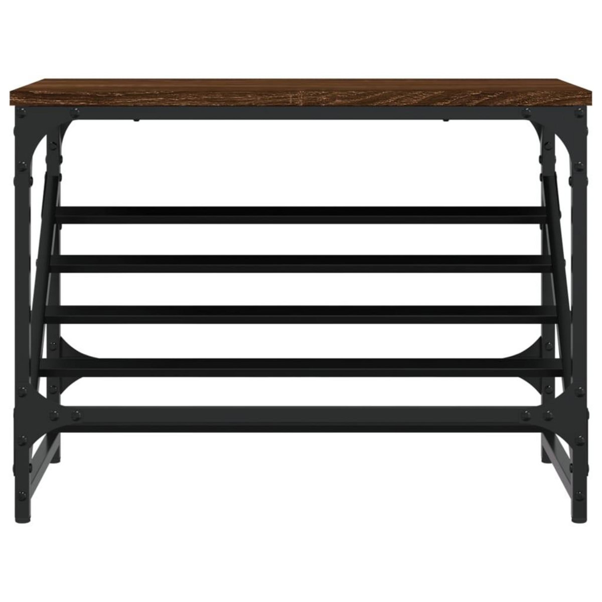 VIDAXL Etagere a chaussures chene marron 60x30x45 cm bois d'ingenierie