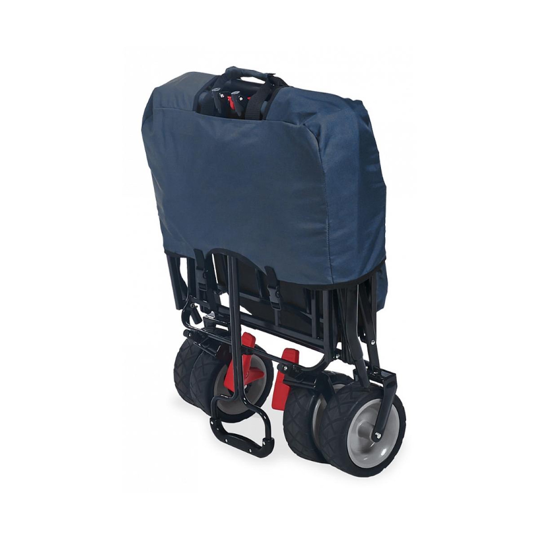 Voir la diapositive 2 : Pinolino Wagon pliant  Paxi Dlx Comfort avec frein Bleu Marine