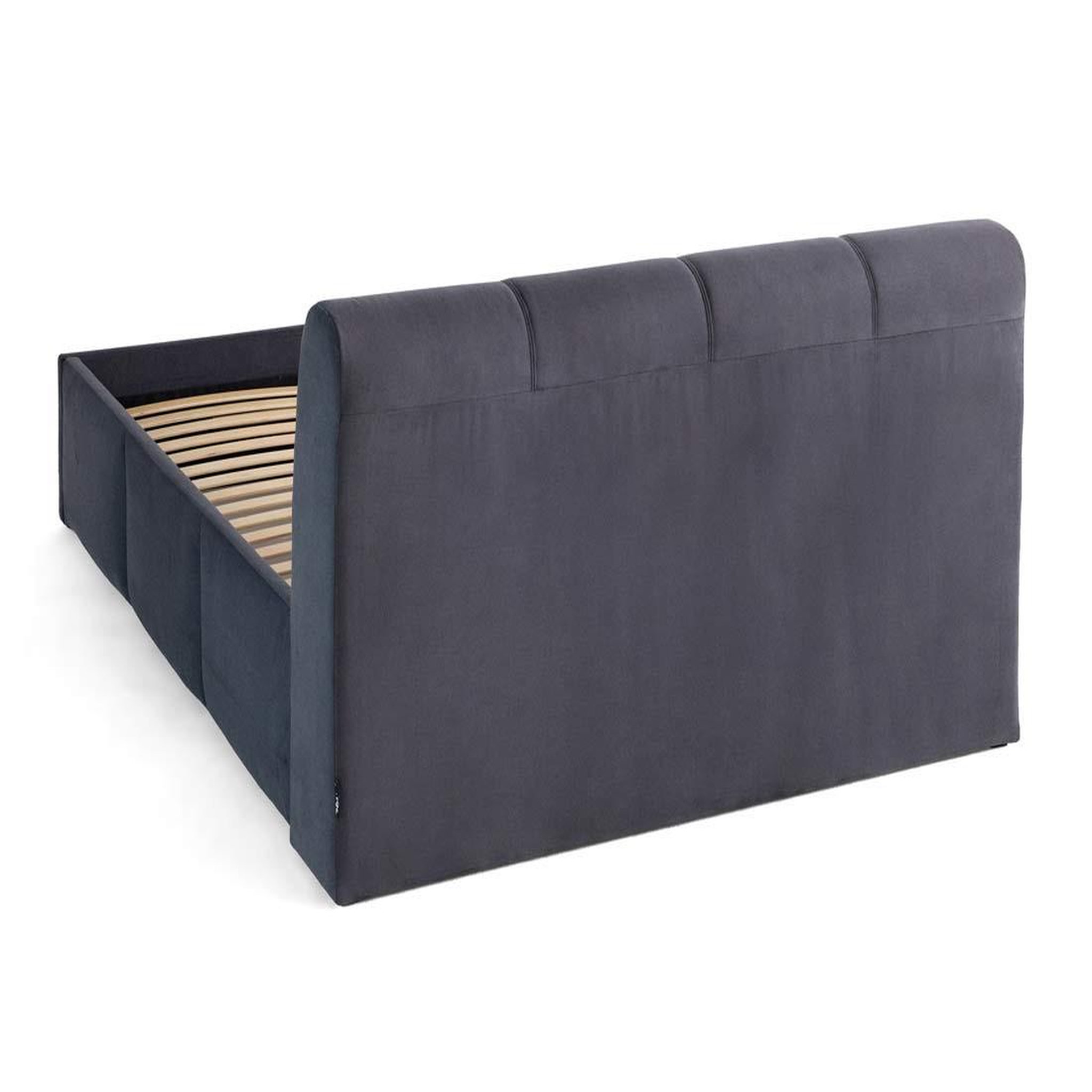 Voir la diapositive 6 : BEST MOBILIER Elysia - lit coffre - 140x190 - en velours - sommier inclus