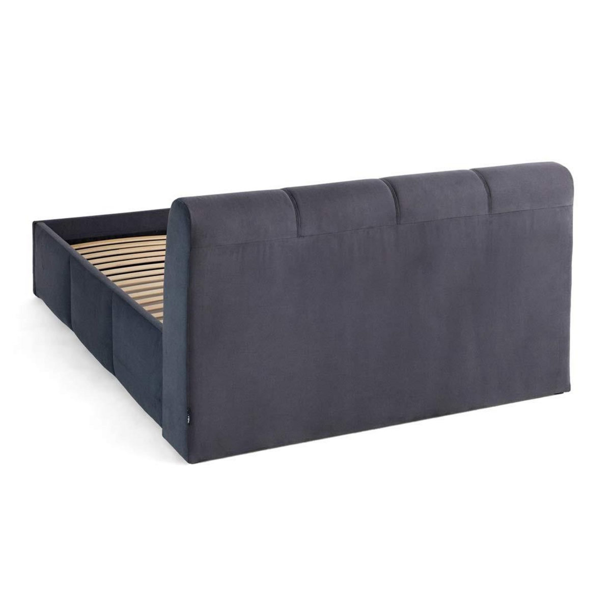 LISA DESIGN Elysia - lit coffre - 140x190 - en velours - sommier inclus