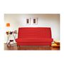Voir la diapositive 2 : BULTEX BEIJA Banquette clic-clac 3 places - Comfort BULTEX - L 192 x P 95 cm - Tissu rouge