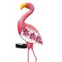 Voir la diapositive 4 :  Flamant rose solaire 3 LED blanches