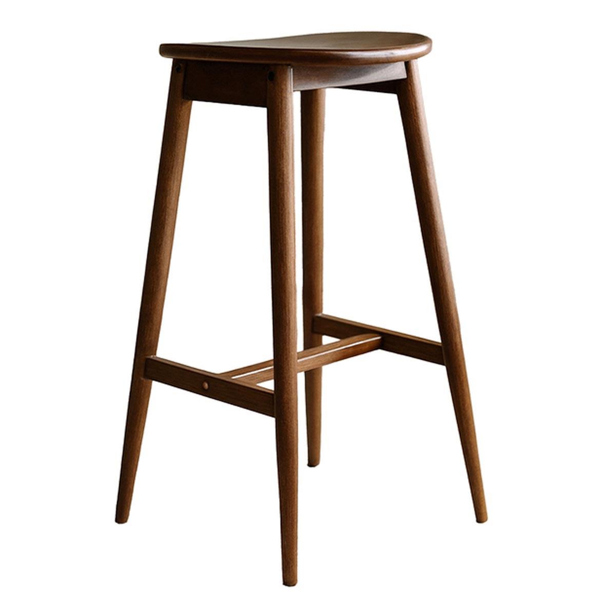 Paris Prix Tabouret de bar en bois  orust  77cm moka
