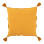 Voir la diapositive 2 : Paris Prix Coussin Déco Pompons  Happyful  63x63cm Ocre