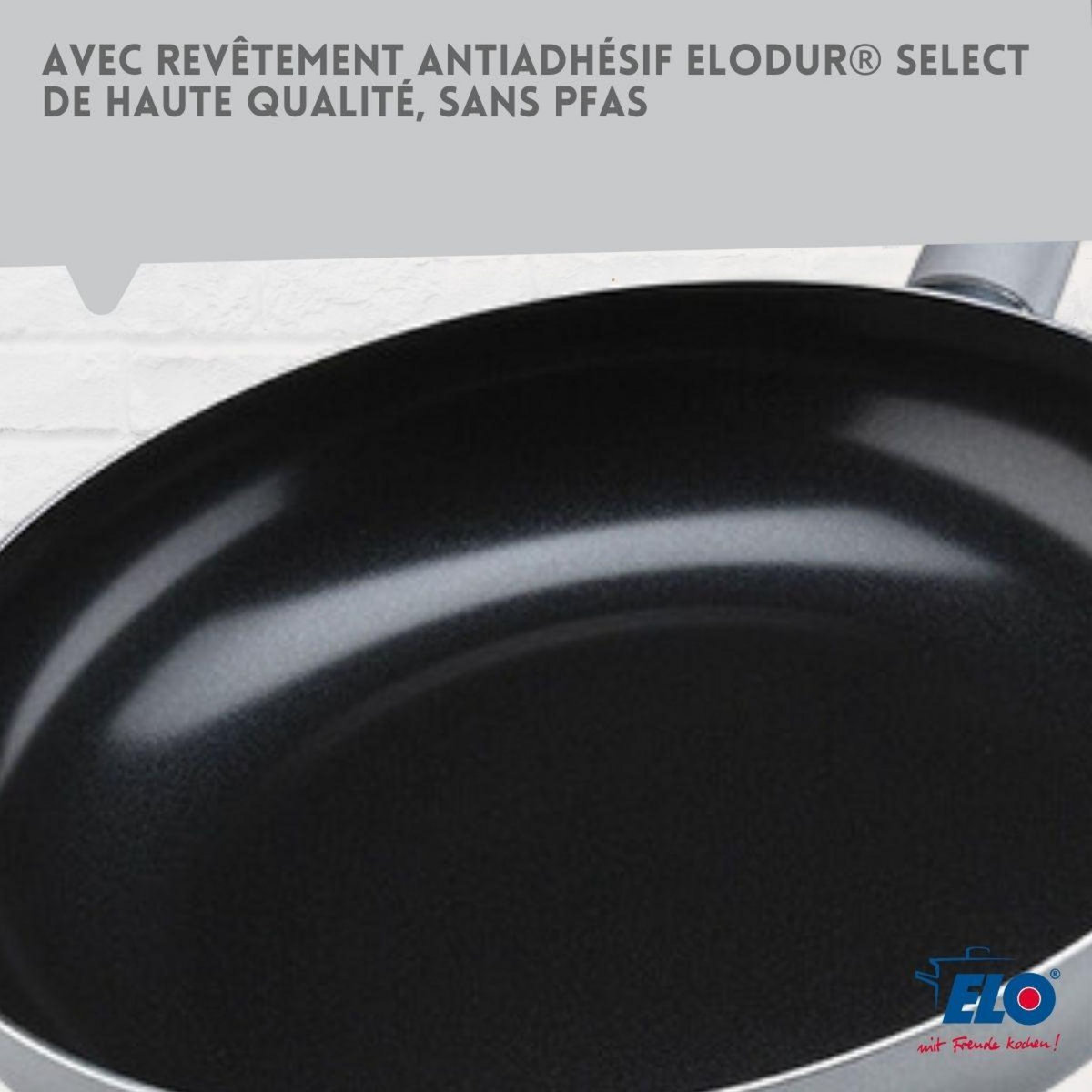 ELO Poêle tous feux 24 cm sans PFAS Elo Ducato