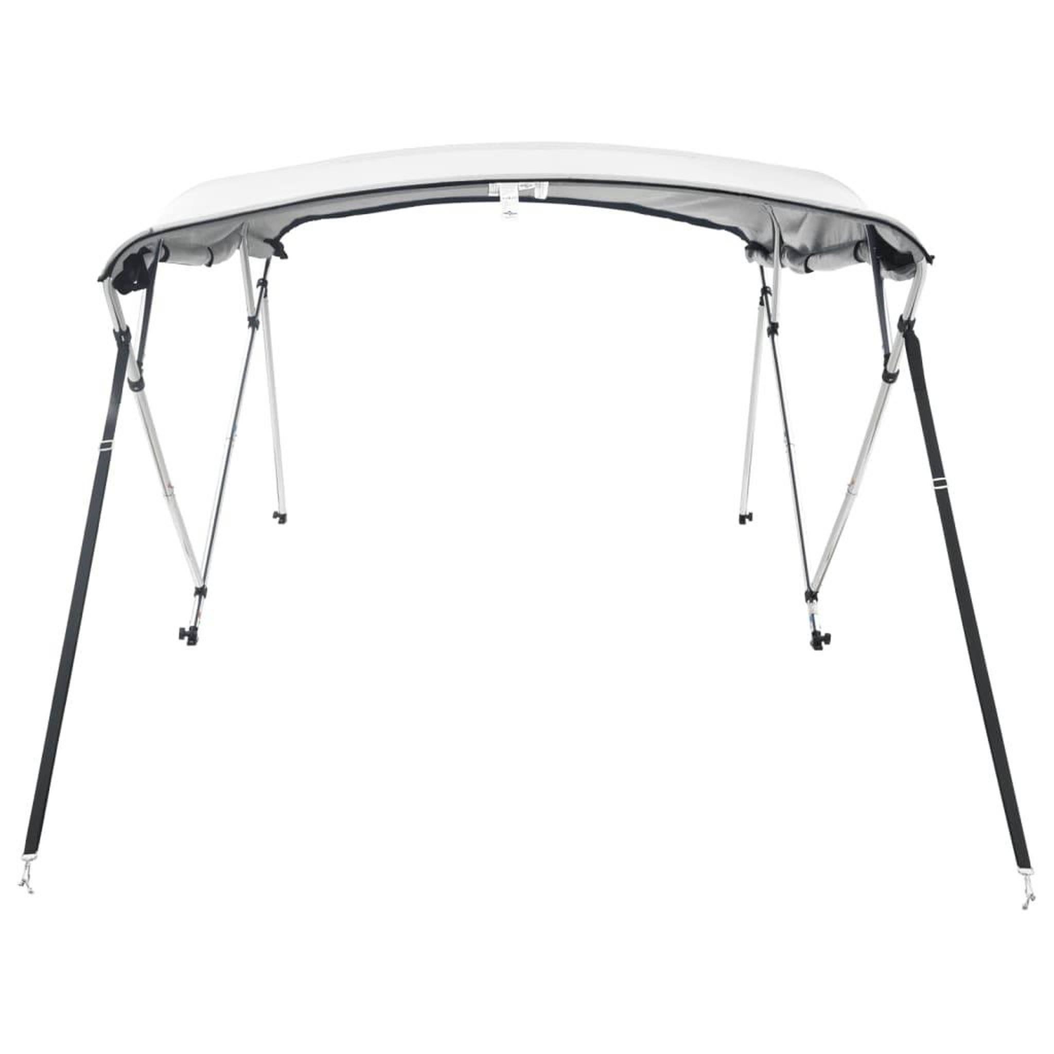 Voir la diapositive 5 : VIDAXL Toit bimini a 4 arceaux parois laterales 243x(185-198)x137 cm