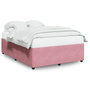 Voir la diapositive 2 : VIDAXL Cadre de lit sans matelas rose 140x190 cm velours