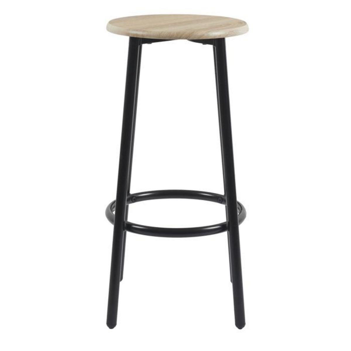 Paris Prix Ensemble Table de Bar & 4 Tabourets  Loka  100cm Noir