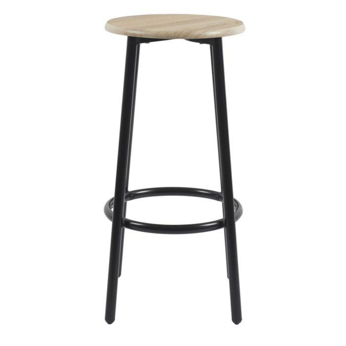 Paris Prix Ensemble Table de Bar & 4 Tabourets  Loka  100cm Noir