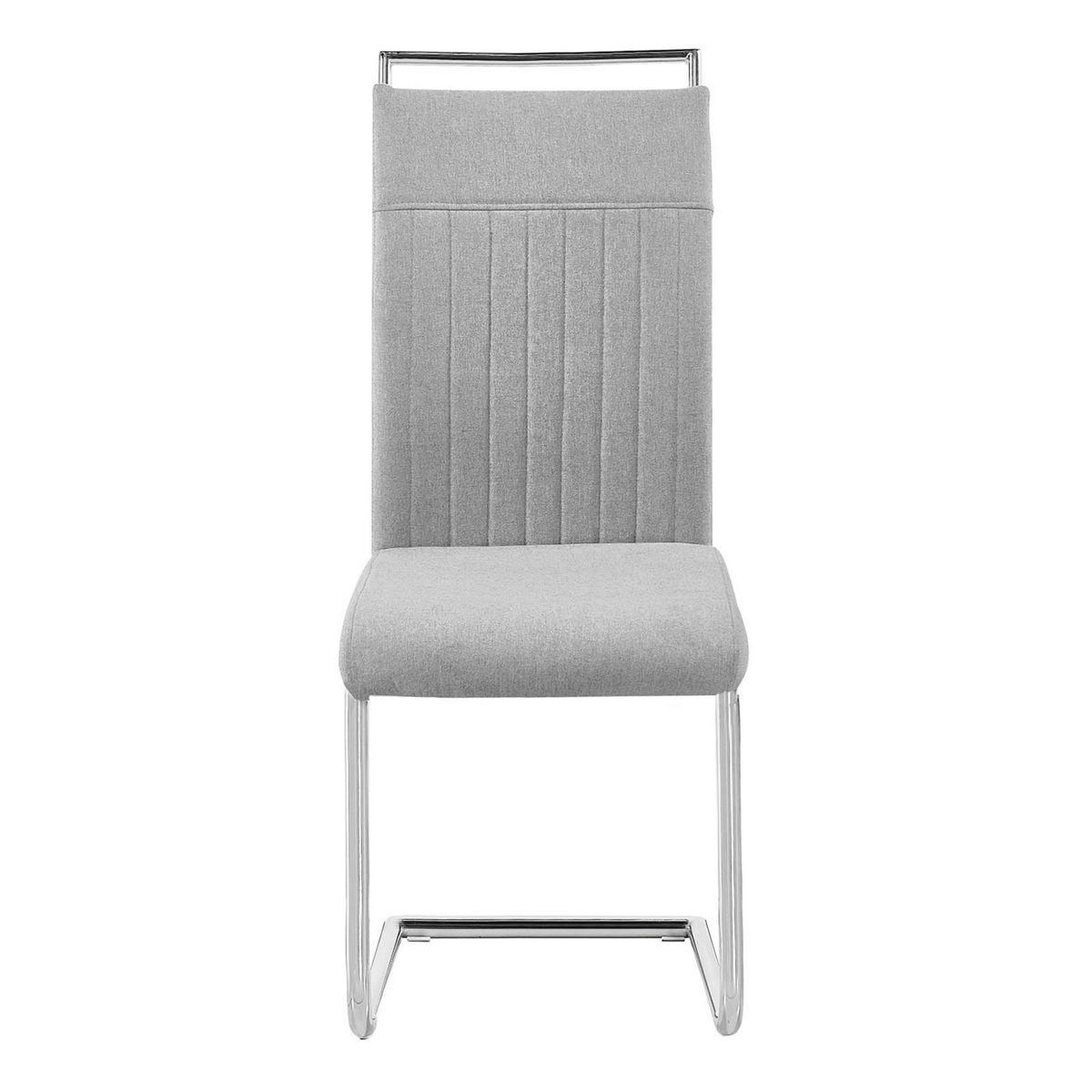 IDIMEX Lot de 4 chaises ERICA, en tissu