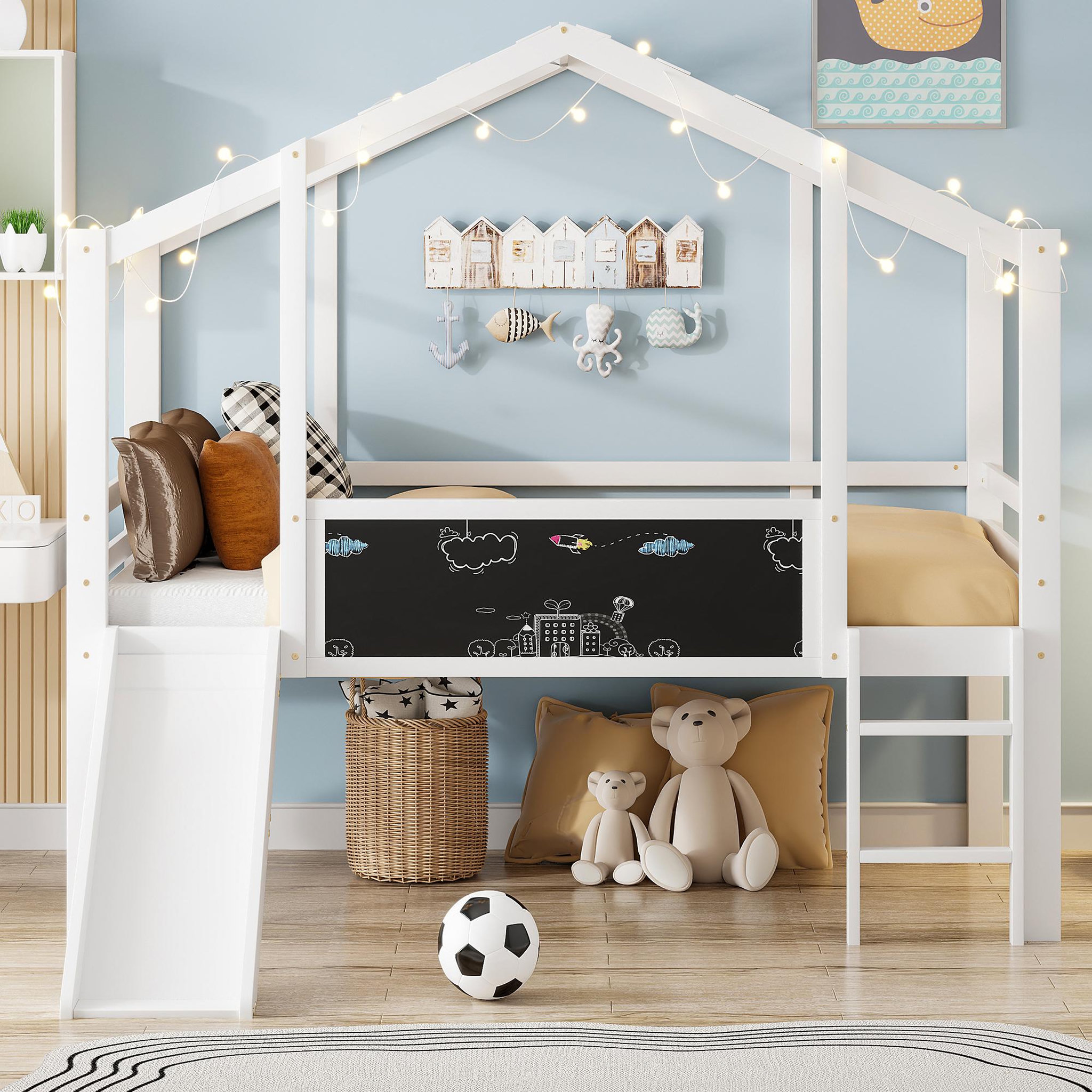 Voir la diapositive 2 : MERAX Lit mezzanine enfant