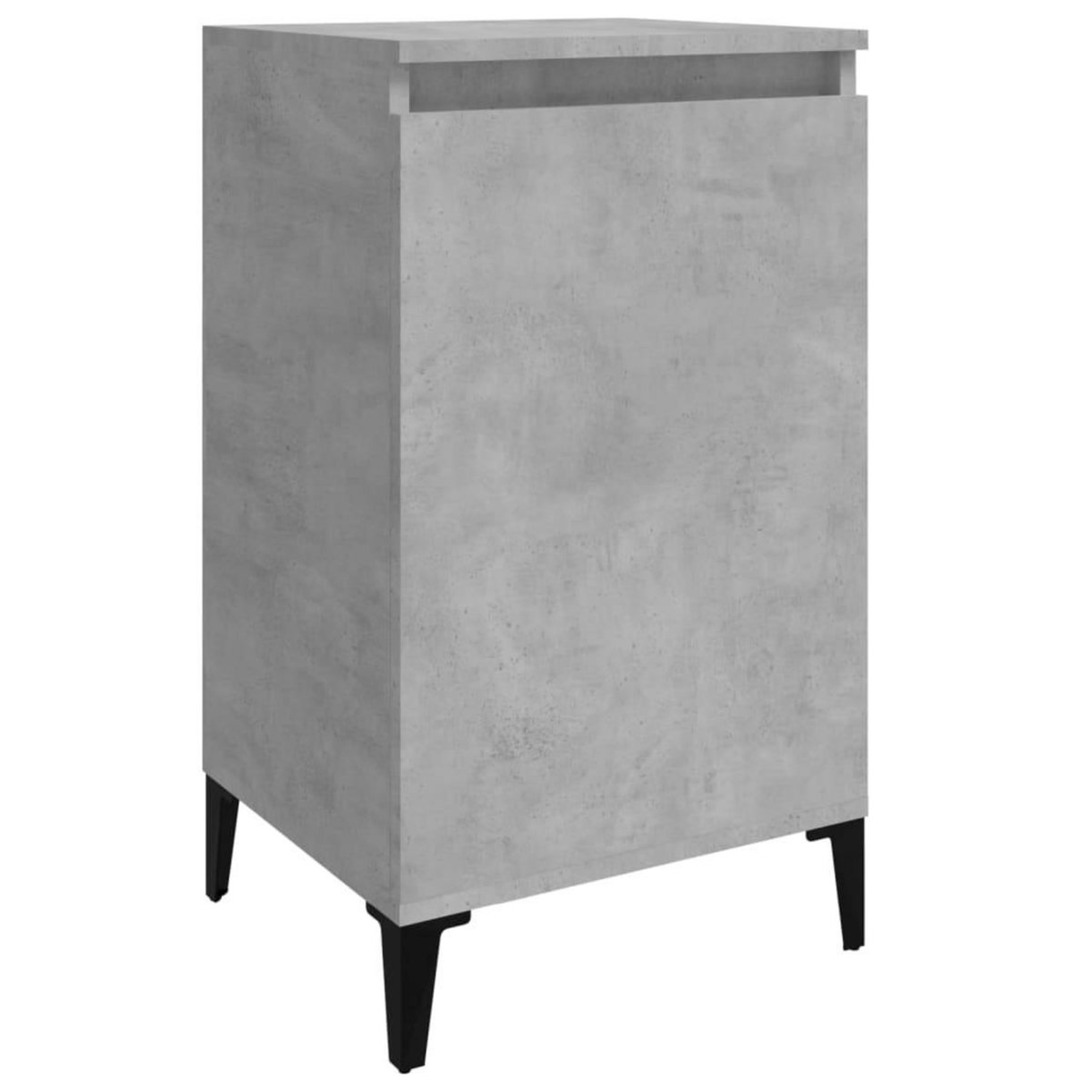 VIDAXL Table de chevet gris beton 40x35x70 cm bois d'ingenierie