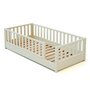 Voir la diapositive 1 : JURABABY Lit au sol enfant en bois SONHO - 90x190