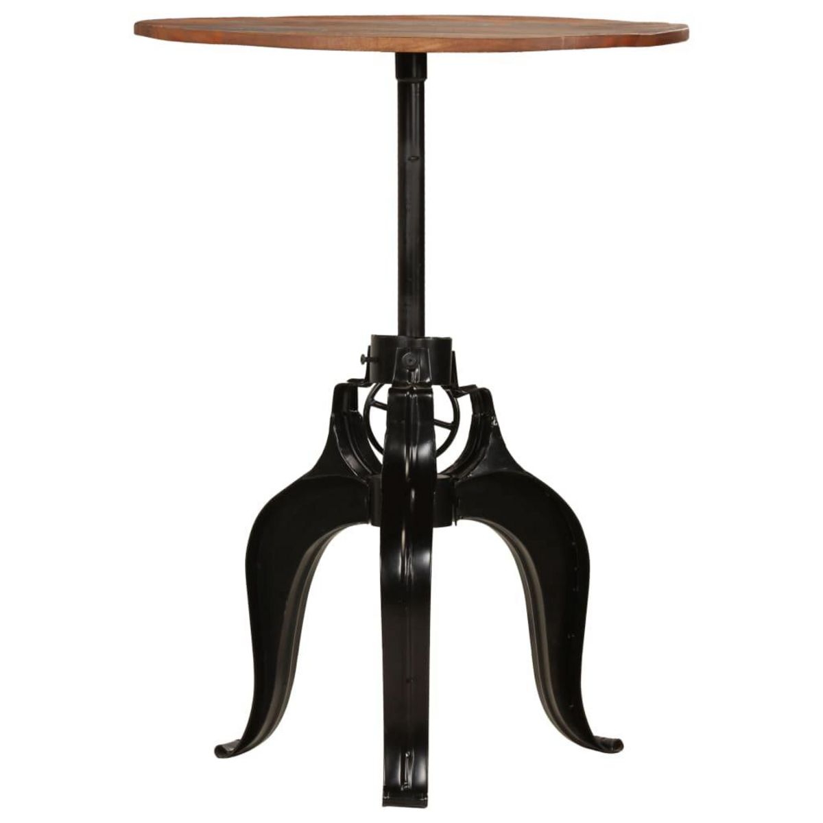 VIDAXL Table de bar Bois de recuperation massif 75x(76-110) cm