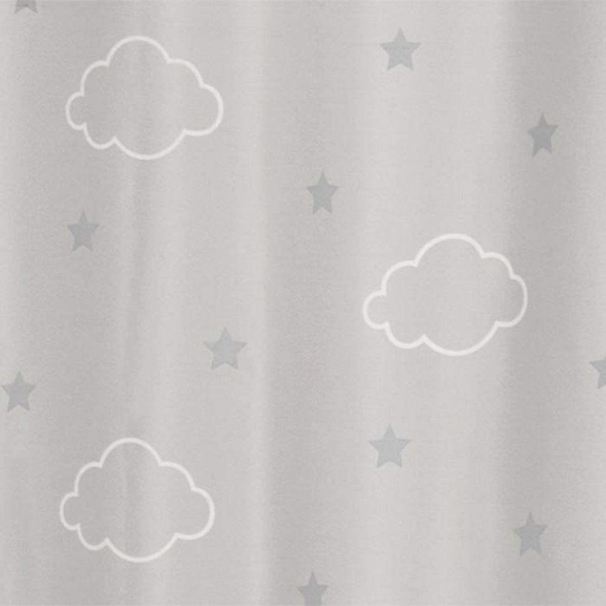 Atmosphera Kids Rideau Occultant  Phosphorescent  140x260cm Gris