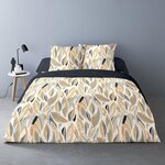 Dourev Housse de couette 240x220 ESTHER + 2 taies matière Polaire